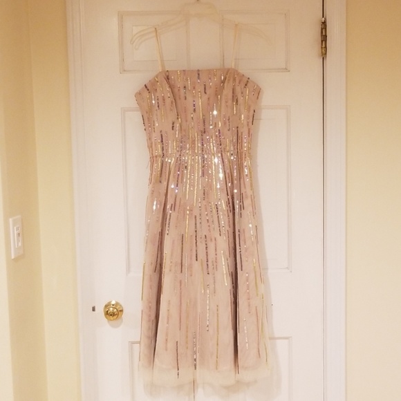 Eliza J Dresses & Skirts - Eliza J mid calf beaded dress. Brand new! Size 8